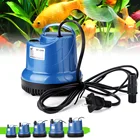 Погружной водяной насос для аквариума, циркулирующий аквариум 1520405580 Вт, 220 В, фонтан, гидропонная безопасность, энергосберегающий фильтр