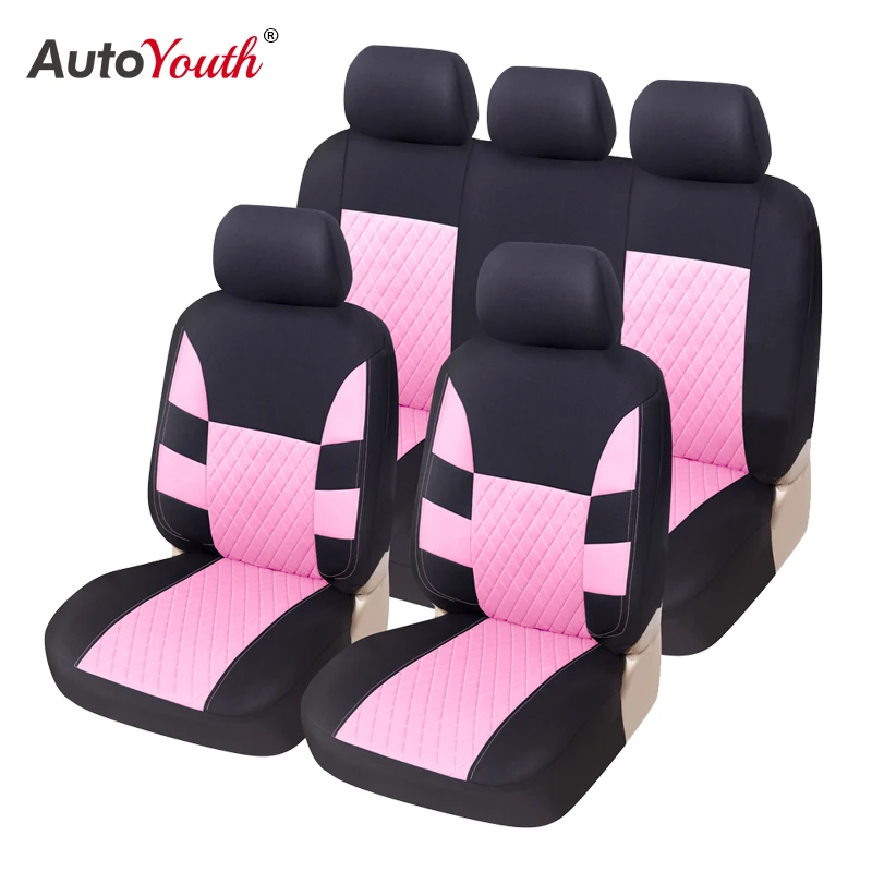 

AUTOYOUTH Car Seat Covers Universal Fit Seat Cover Seat Protectors Car decoration For Raf58 For Renault Sandero For Kia