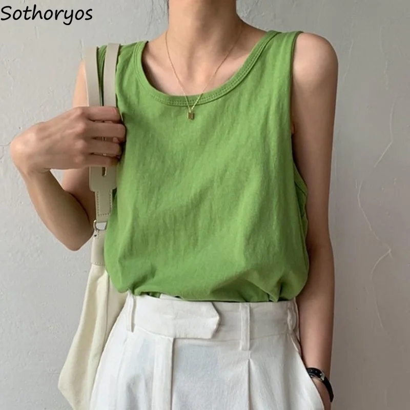 

Новинка, женские топы для сна, свободная дышащая мягкая шикарная Пижама без рукавов, Женская майка для отдыха, простая однотонная летняя дом...