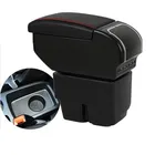 Подлокотник для Fiesta 3 MK7, ручной переключатель, центральный ящик для хранения, подлокотник, аксессуар 2009-2014 2010 2011 2012