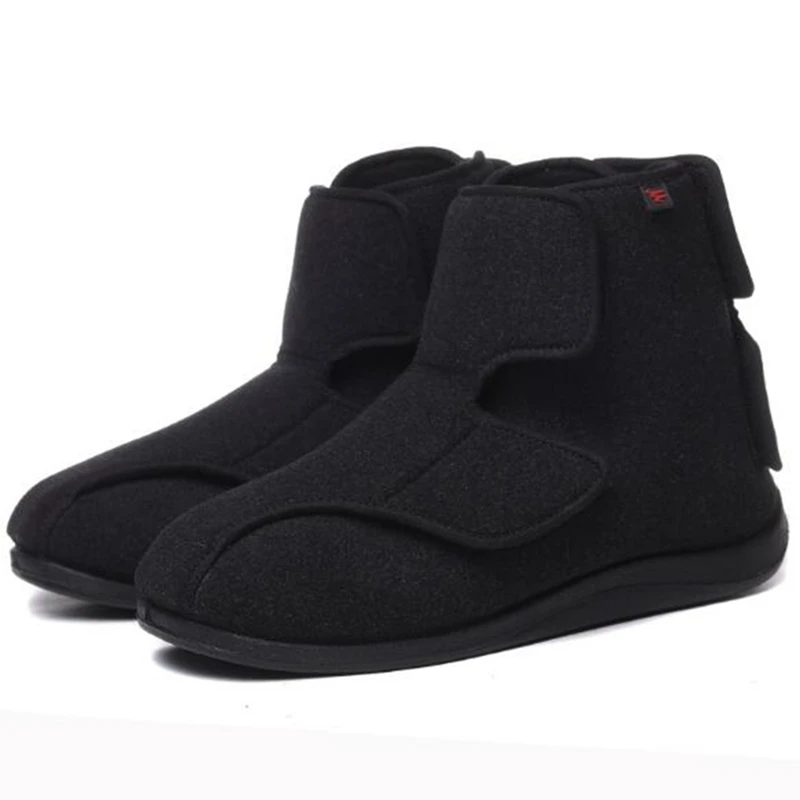 Высокие расширенные передние и задние регулируемые тканевые ботинки