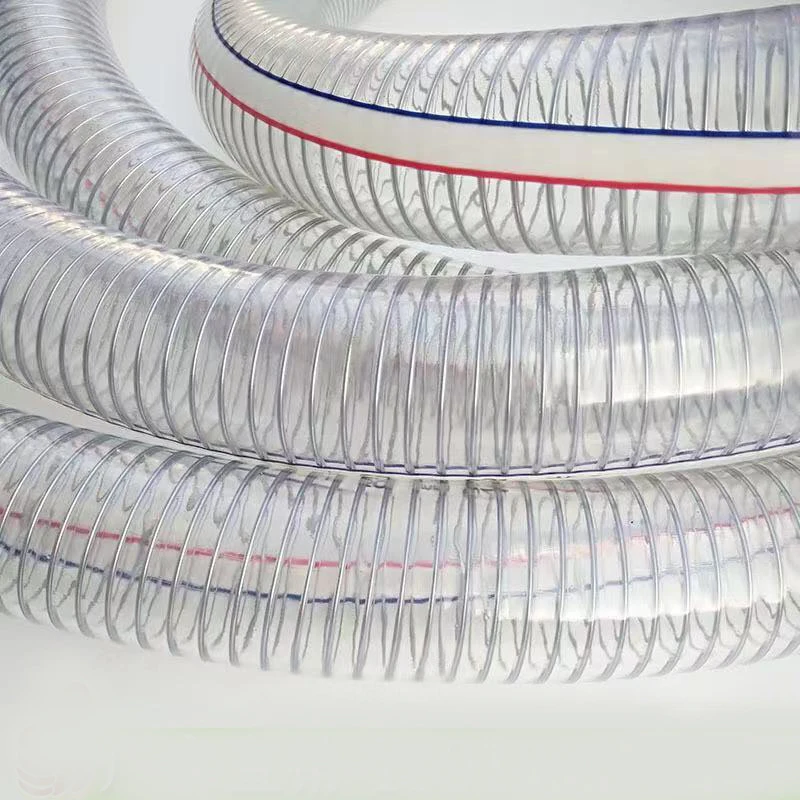 ПВХ прозрачный стальной проволочный шланг высокотемпературный антифриз