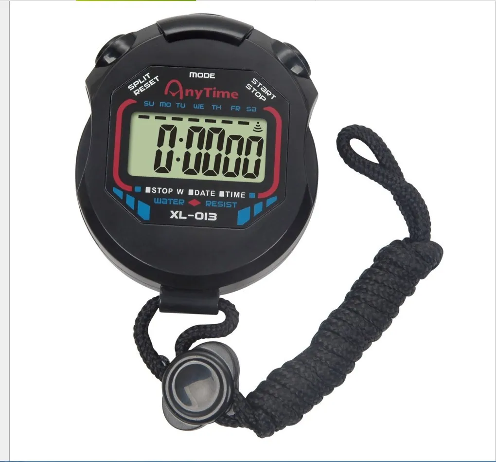 

2020 New Classic Waterproof Digital Professional Handheld LCD Handheld Sports Stopwatch Timer Stop Watch with String