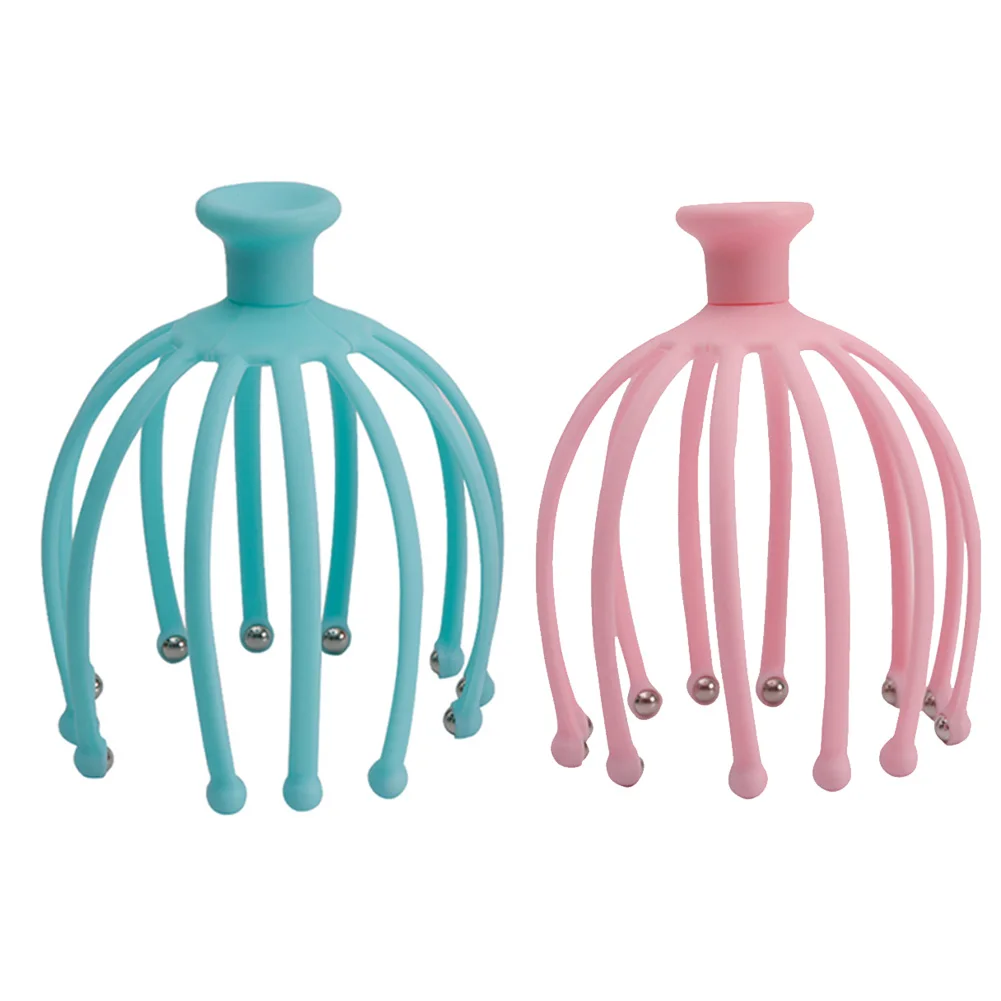 

Head Massager Octopus Claw Massager Tool Head Scalp Neck Equipment Stress Release Relax Massage Tens Pain Relief Head Care