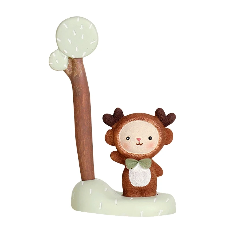 

Cute Cartoon Pen Holder Creative Resin Pencil Organizer Desktop Ornaments Decoration School Office Supplies H9EB