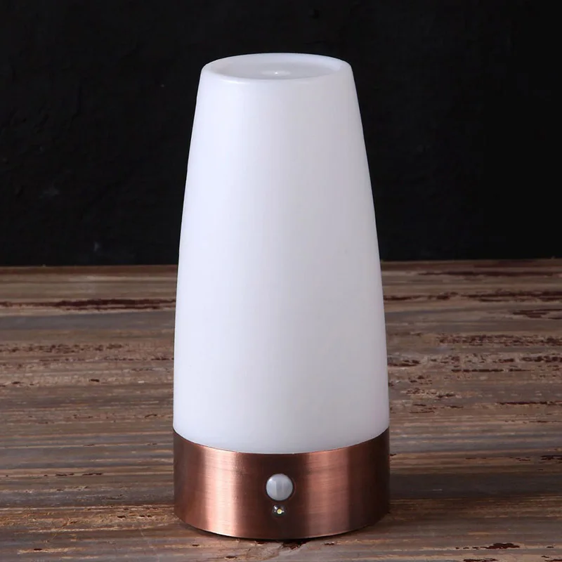 

LED Table Lamp with PIR Motion Sensor Battery Operated Motion Sensor Table Night Light EJ