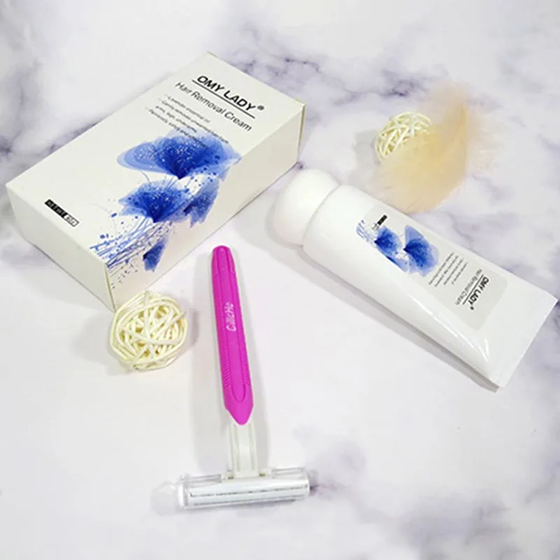 Лавандовый крем для депиляции без боли удаления волос ног подмышек @ ME88|Крем