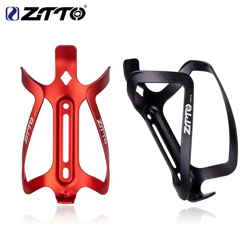 

ZTTO W316 MTB Aluminum Alloy Bicycle Water Bottle Cage Ultralight For Mountain Road Bike Cycling Bottle Holder bottle cage