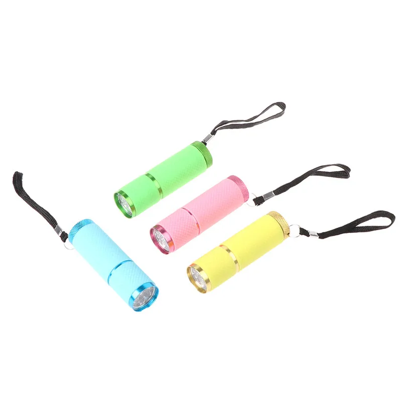 

1PCS Useful Mini LED UV Gel Lamp Light Nail Dryer Flashlight Nail Polish Manicure