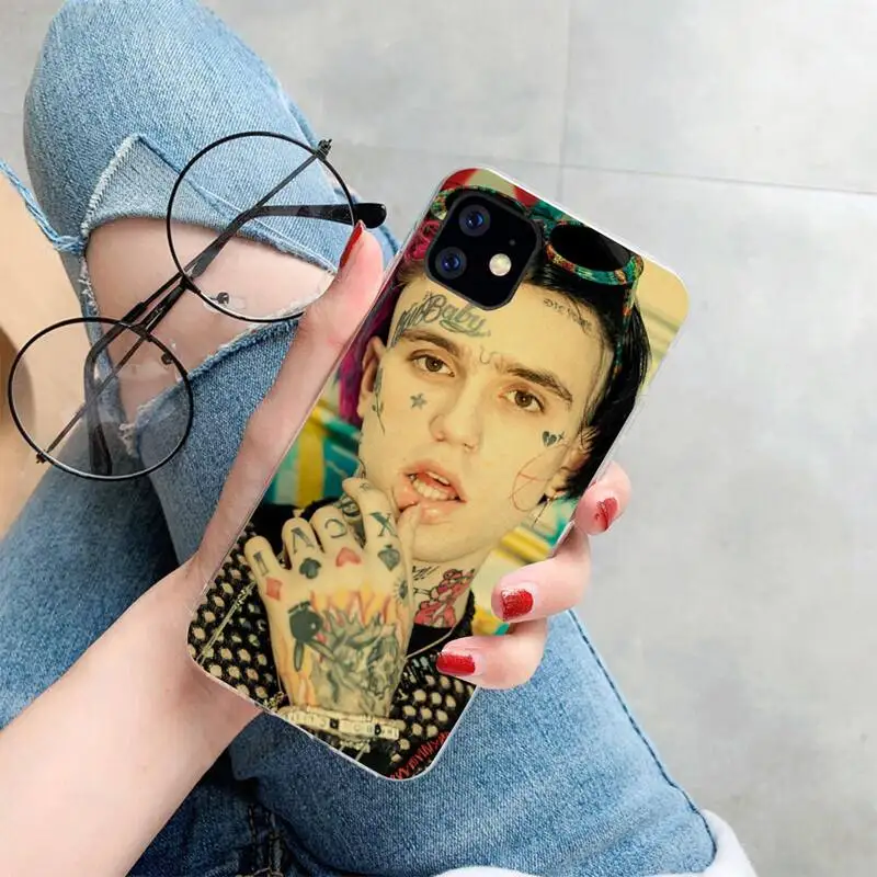 Чехол PENGHUWAN Lil Peep черный мягкий чехол для телефона iPhone 11 pro XS MAX 8 7 6 6S Plus X 5S SE XR |