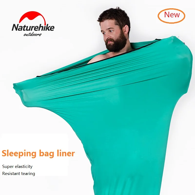 

Naturehike Mummy Sleeping Bag High Elastic Fiber Softable Portable Resilient Interior Linner for Outdoor Camping NH20DC002
