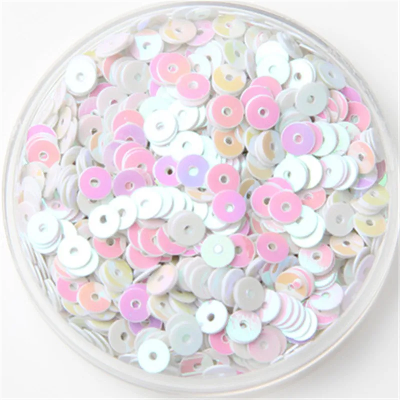 1000 шт. 5 мм Плоская Круглая свободная искусственная кожа из ПВХ для свадебного