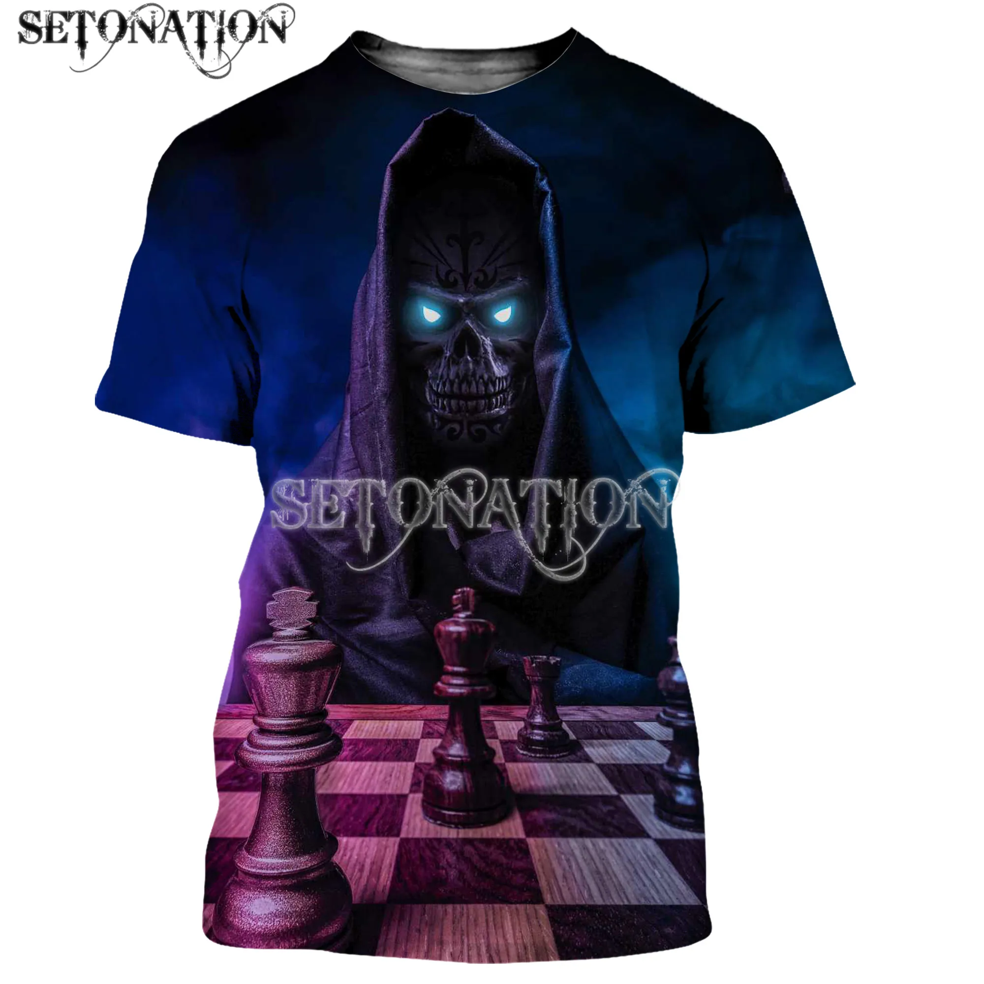 Шахматные игры и костюмы для мужчин женщин новые модные крутые футболки с 3D
