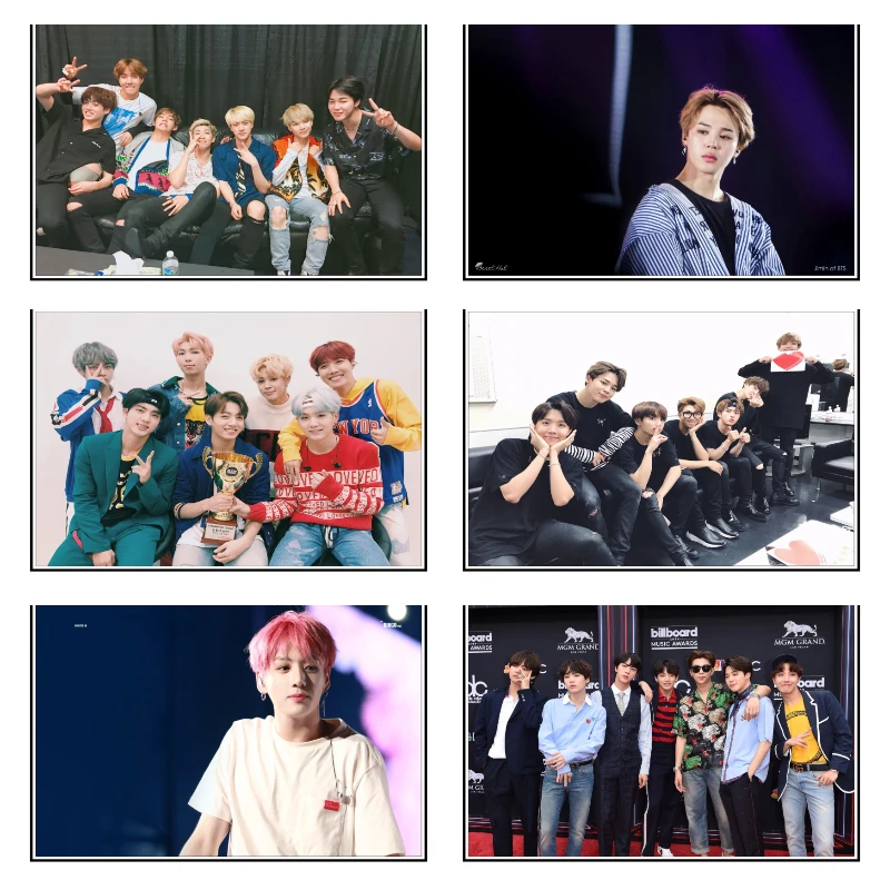 Картины на холсте южнокорейская группа мальчиков Bts печать и постеры настенные