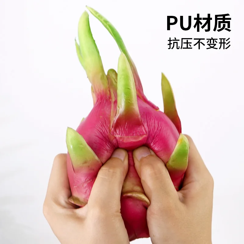 

Shooting Props Pitaya Showcase Display Ornaments Pu Pitaya Fake Fruit Simulation Pitaya home decoration christmas decorations
