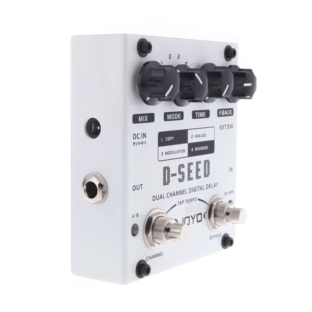 JOYO D-SEED двухканальные цифровые гитарные педали с эффектом Delay с четырьмя режимами аксессуары для гитары