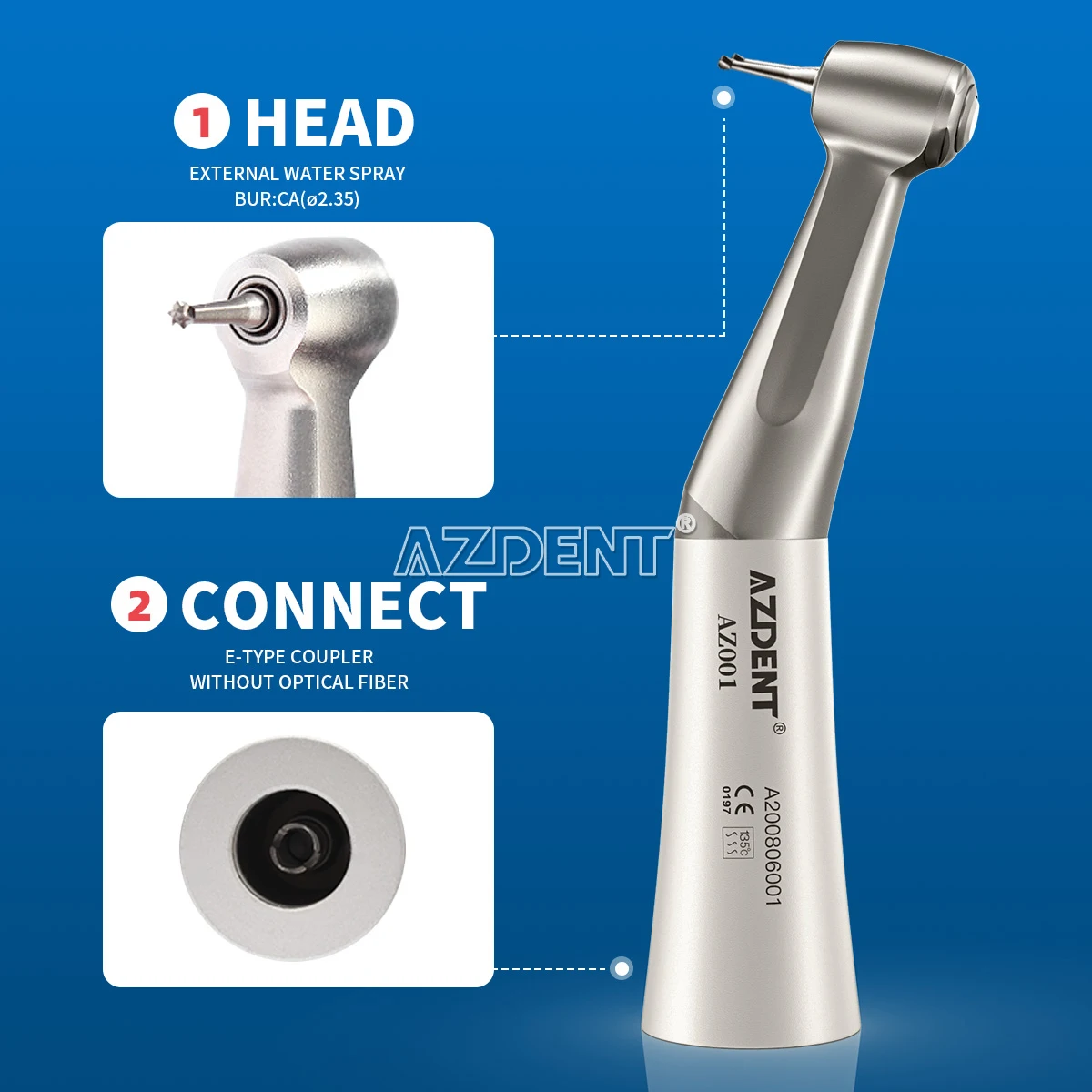 Стоматологический набор наконечников с низкой скоростью прямой воздушный мотор