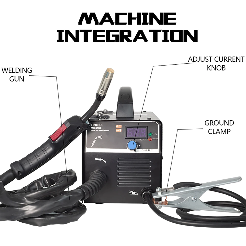 

MIG Welding Machine 220V Inverter Magnetic Core Welding Wire