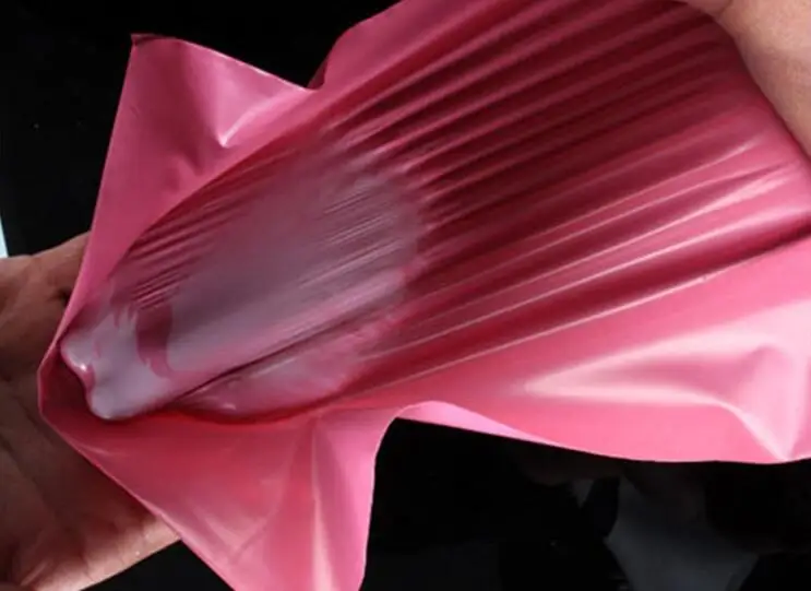 

100pcs Pink Poly Mailing Adhesive Envelope Bags Shipping Packaging Bags Plastic Mailer Pink Wedding Gift Package Bags