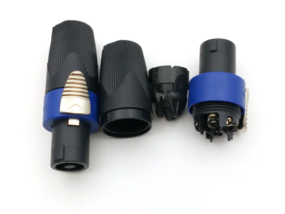 Speakon 4 Pin с разъемом папа Совместимость аудио кабель в комплект поставки входит