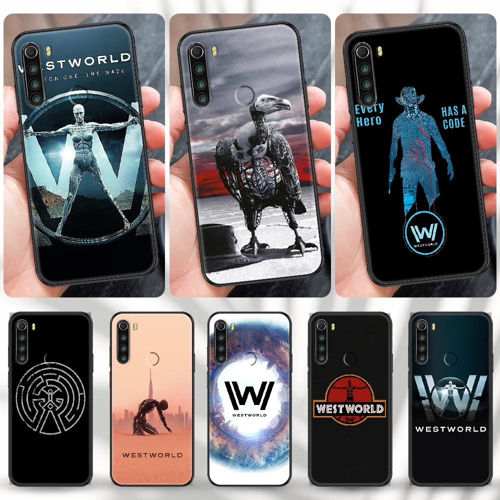 Чехол для телефона Westworld TV для Xiaomi Redmi Note 7 8 9 10 7A 8T 9A 9T 9S 10S Pro, черный мягкий корпус модный коэк 3D задняя красивая.