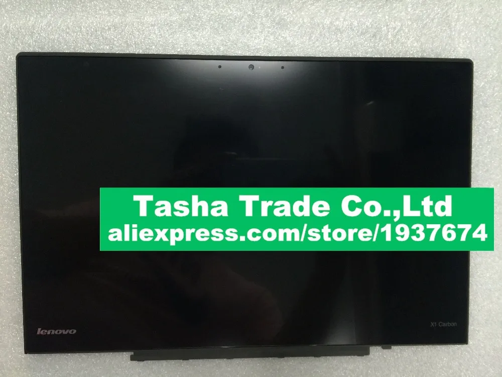 

For Lenovo X1 Carbon LP140QH1-SPA2 LCD Screen Touch Assembly with Frame Bezel