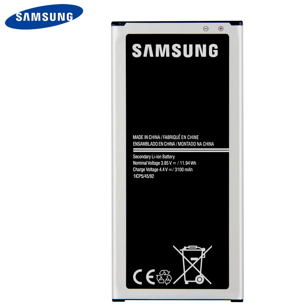 Оригинальный аккумулятор Samsung EB BJ510CBC BJ510CBE для GALAXY 2016 версия SM J510 J5109 J5108 J5 J510FN 3100 мА