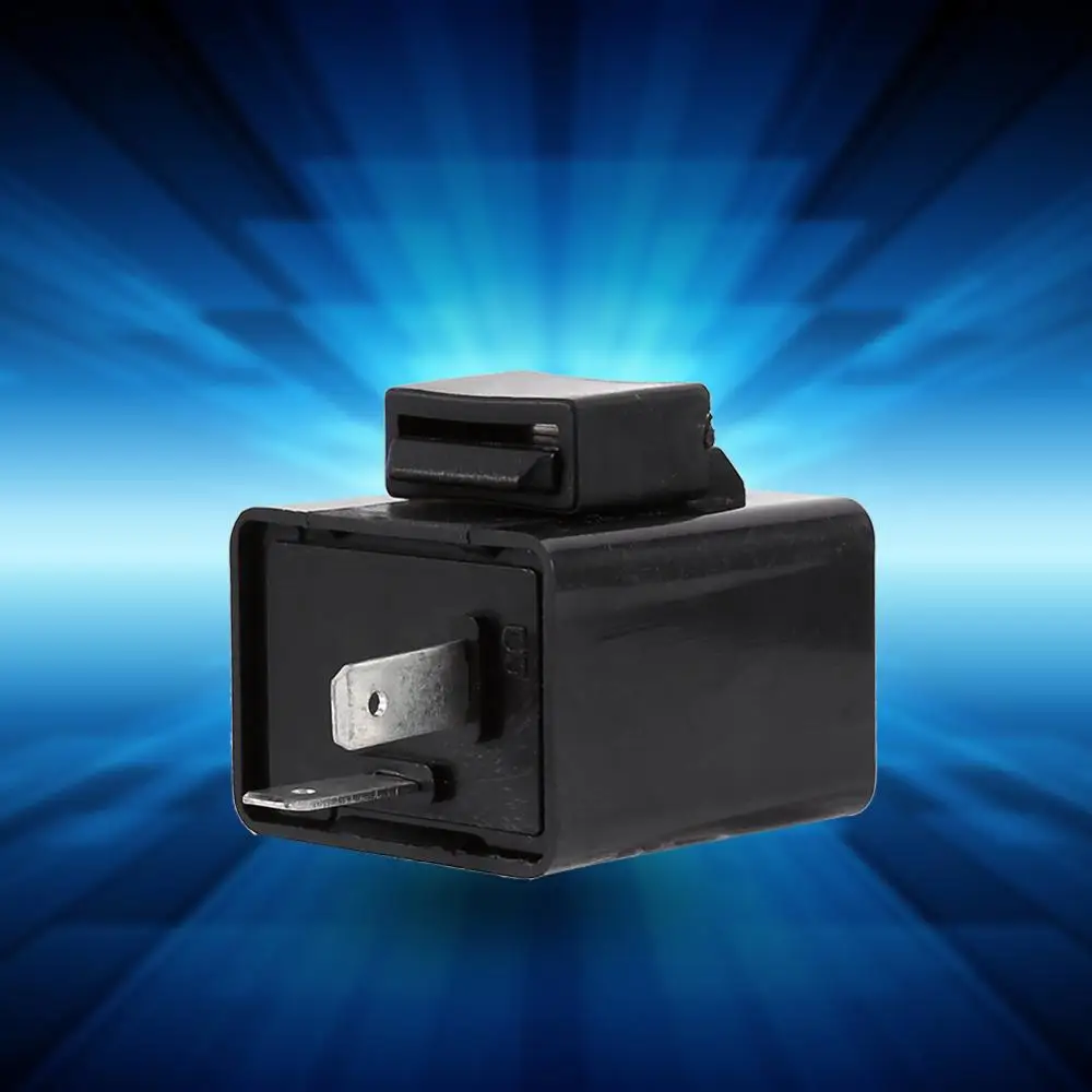 1 pcs 12V 2 Pin Black LED Flasher Blinker Turn Signal Relay Motorcycle Indicator Light advanced SMD chip | Автомобили и мотоциклы