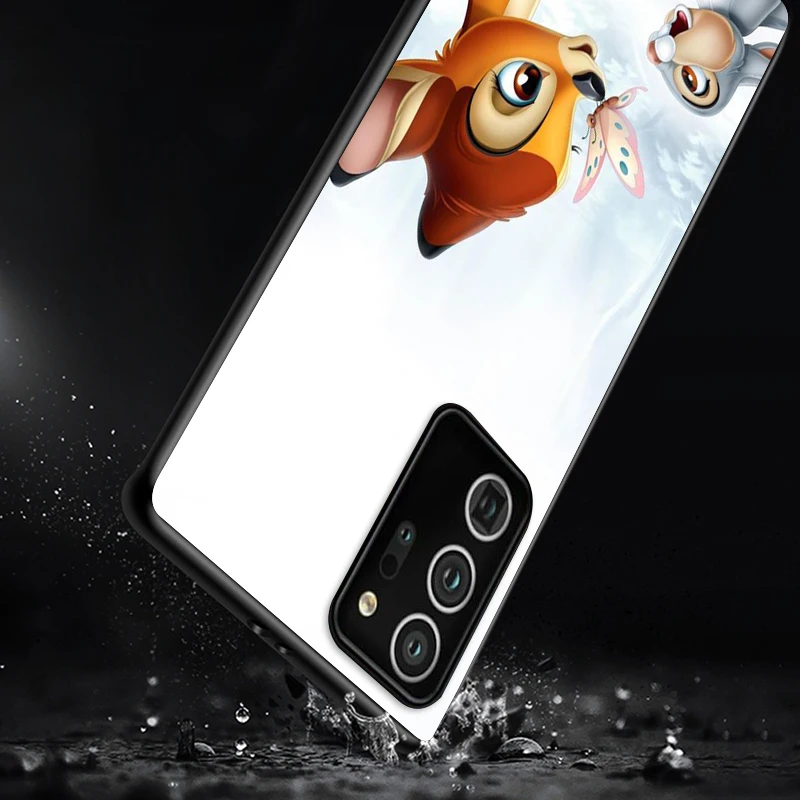 

Disney Bambi Art Shockproof Cover for Samsung Galaxy S21 S20 FE Ultra Lite S10 5G S10E S9 S8 Plus Black Phone Case