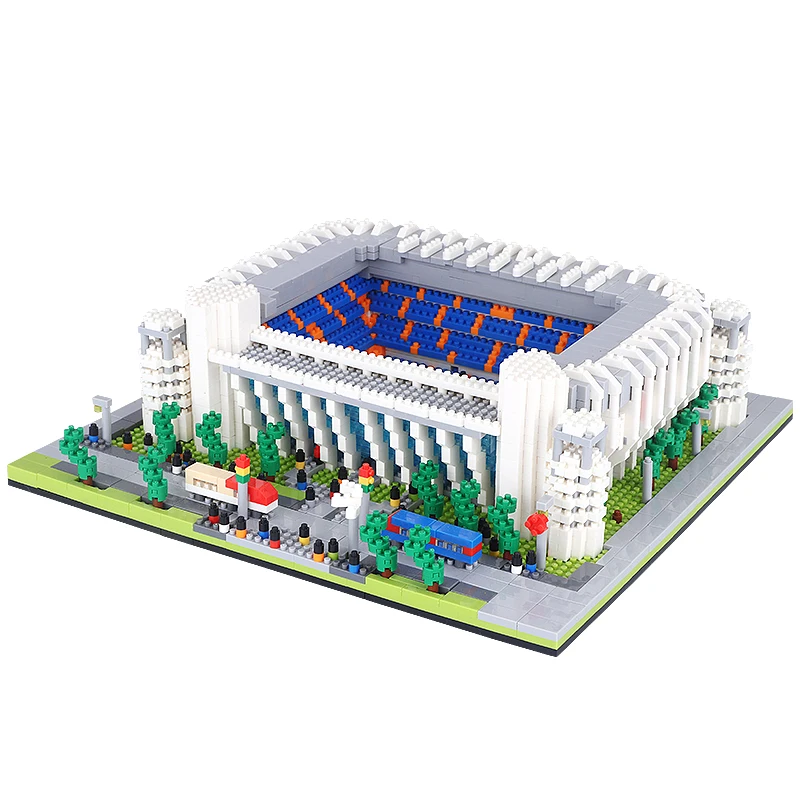 YZ мировая архитектура Футбол Спорт Bernabeu Стадион Футбольное поле мини алмазные
