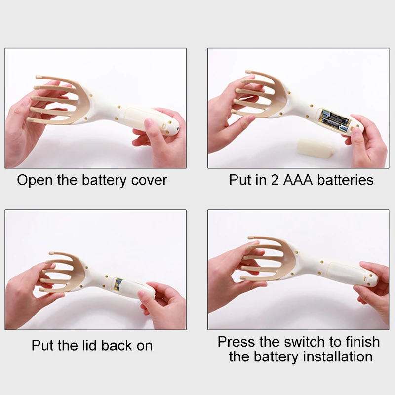 

Electric Head Massager Five-Pronged Head Claw Scalp Head Full Body Electric Scalp Massager Multi-Function P9