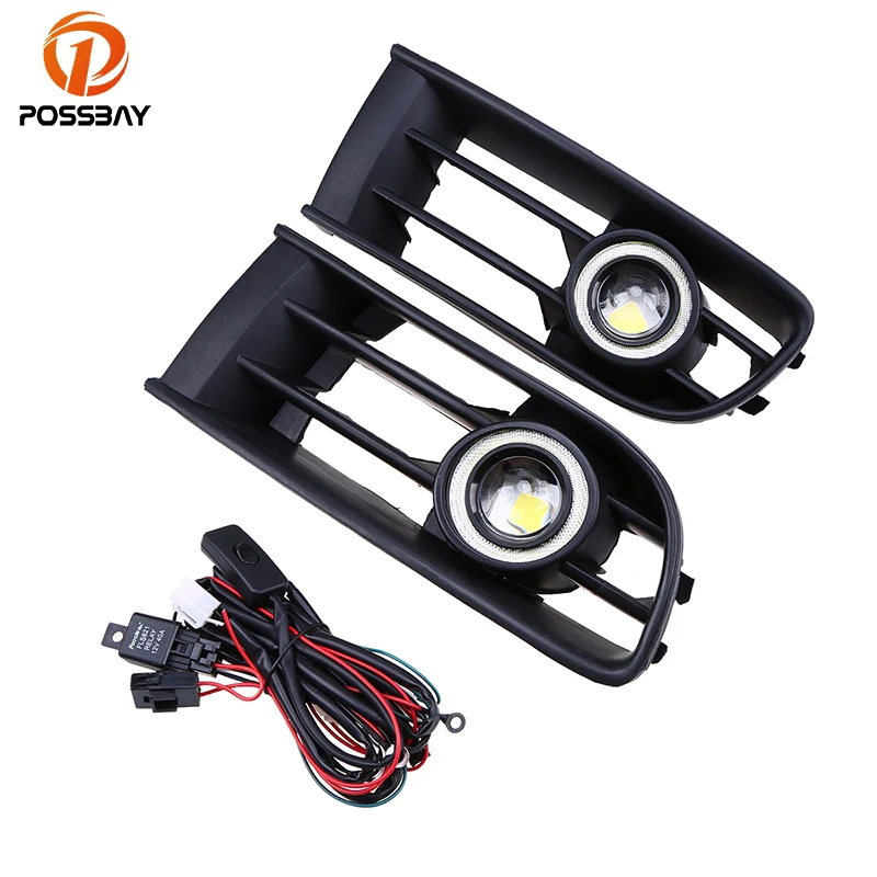POSSBAY Прокат автомобилей Передняя решетка Противотуманные фары светодиодный