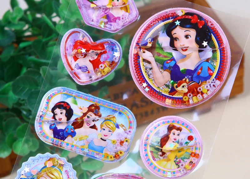 

Disney Snow White Sofia Princess Cartoon 3D Crystal Reward Stickers Toys Hobbies Beauty Fashion Holiday Gift for Children