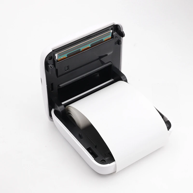 6 рулонов P1 P2 Тепловая бумага белого цвета не адгезивная фотобумага 57x30 мм для