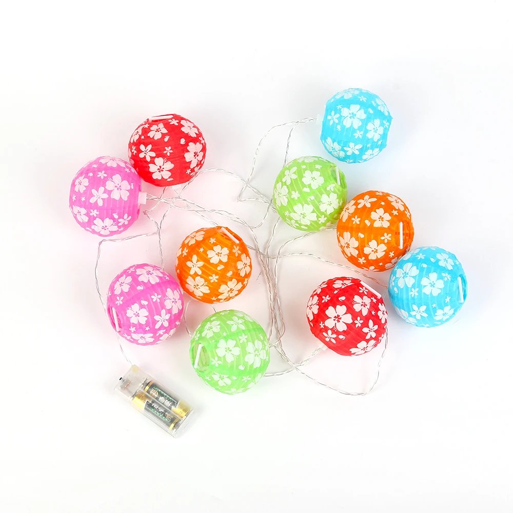 

5pcs/Set Fabric Chinese Printing Lanterns Wedding Party Decorations Home Decoration Accessories Hanging Lantern Decor Birthday