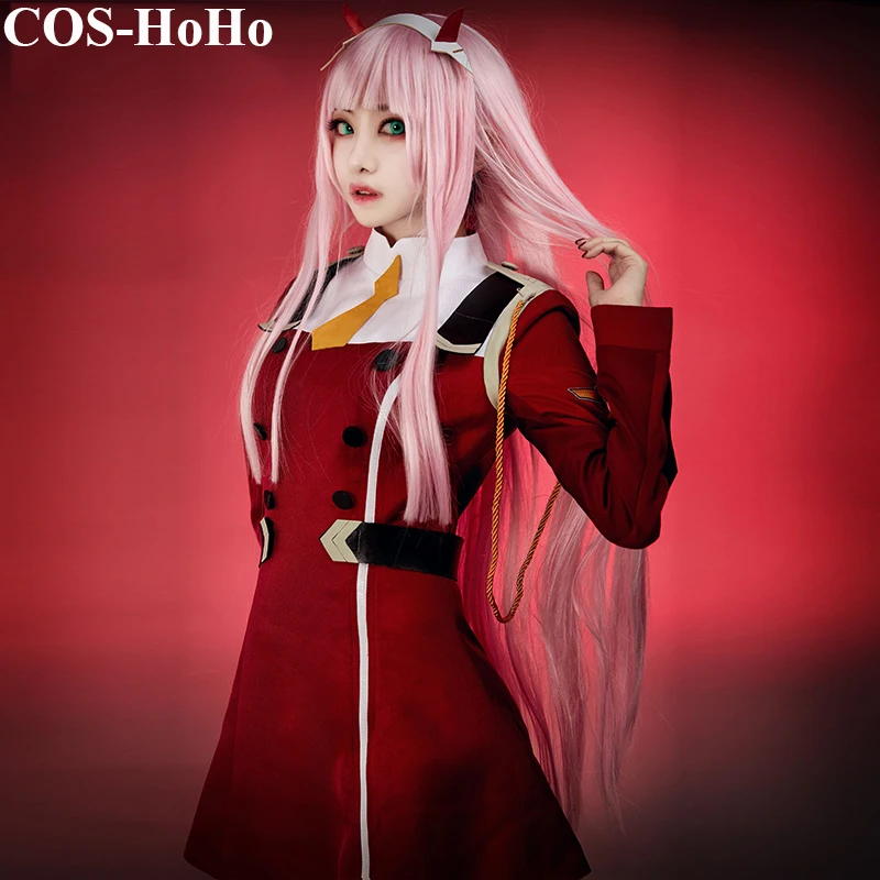 

COS-HoHo Anime Darling In The Franxx DFXX CODE 02 ZERO TWO Uniform Cosplay Costume Halloween Party Role Play Suit For Women NEW