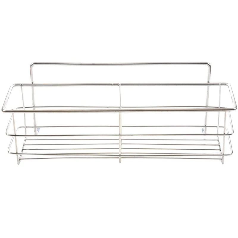 

STAINLESS STEEL NON-RUST BATHROOM SHOWER SHELF STORAGE SUCTION BASKET CADDY