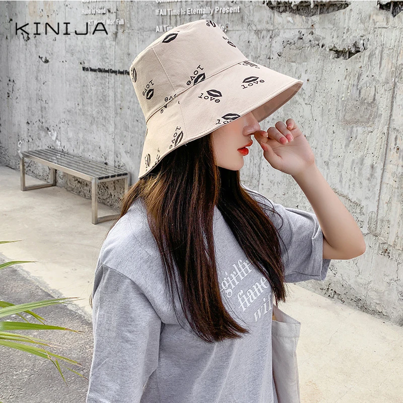 Весенне-летняя шляпа в рыбацком стиле для девочек Корейская версия