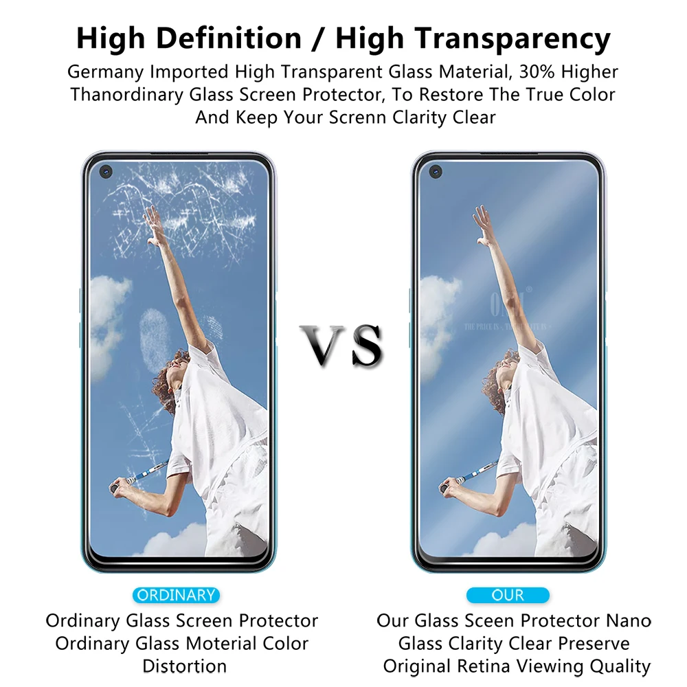 10 шт. закаленное Стекло высококачественный защитный чехол для Oppo A52 A72 A92 A92s A12 A12e