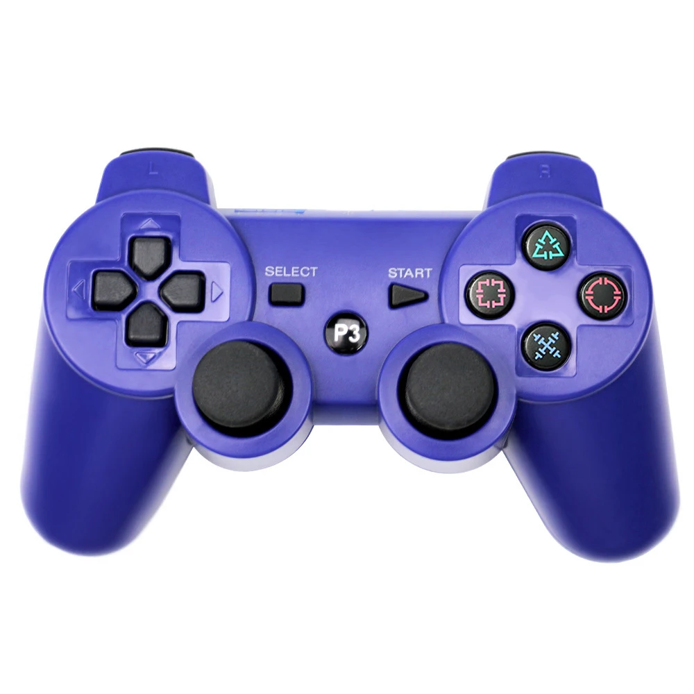 Type 1 Blue Беспроводной Bluetooth контроллер для sony PS3 геймпад для Play Station 3 джойстик для sony Playstation 3 PC для Dualshock контроллер - Цвет: Type 1 Blue