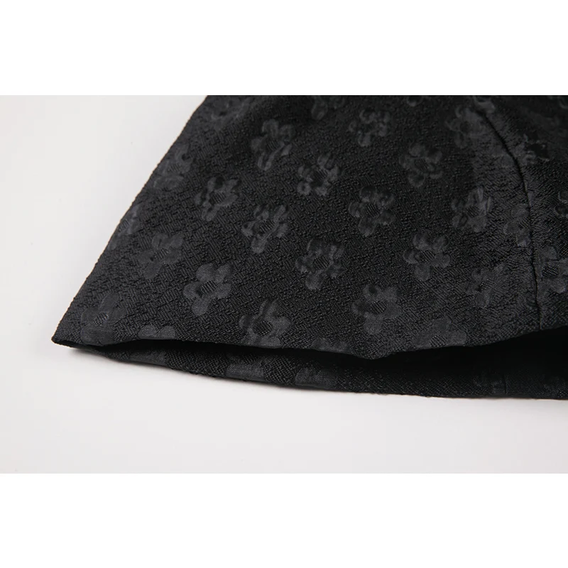 Женский жаккардовый пиджак с длинными рукавами романтичный винтажный цветочным