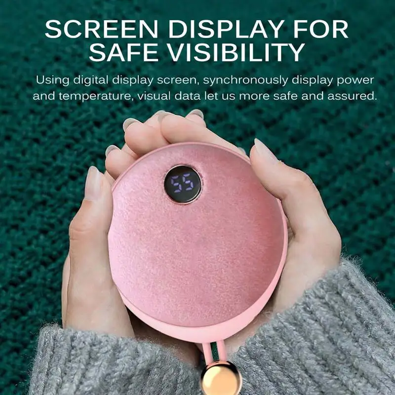 

Симпатичный светодиодный Электрический аккумулятор 5000 мА · ч, 5 В, с зарядкой от USB, подогреватель для рук, для путешествий, долговечный, комп...