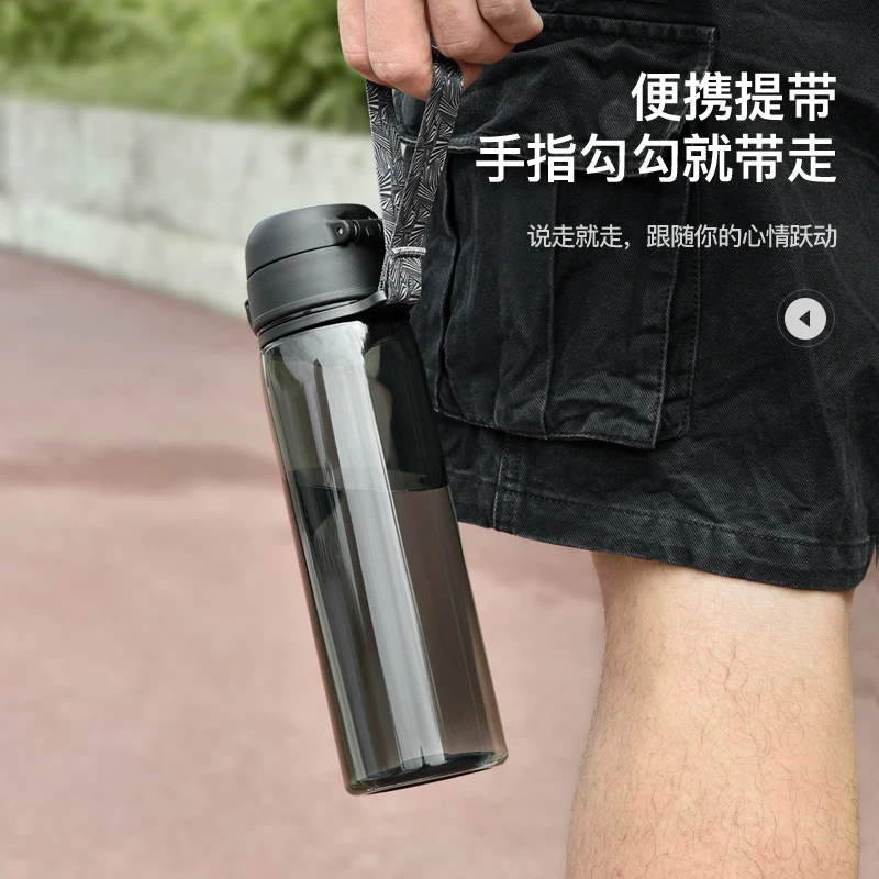 구매 Tritan-체육관 물병 휴대용 스포츠 클리어 간단한 야외 차 물병, 플라스틱 부텔카 Na Wode 주방 용품 DE50SP 저렴한 Tritan-체육관 물병 휴대용 스포츠 클리어 간단한 야외 차 물병, 플라스틱 부텔카 Na Wode 주방 용품 DE50SP