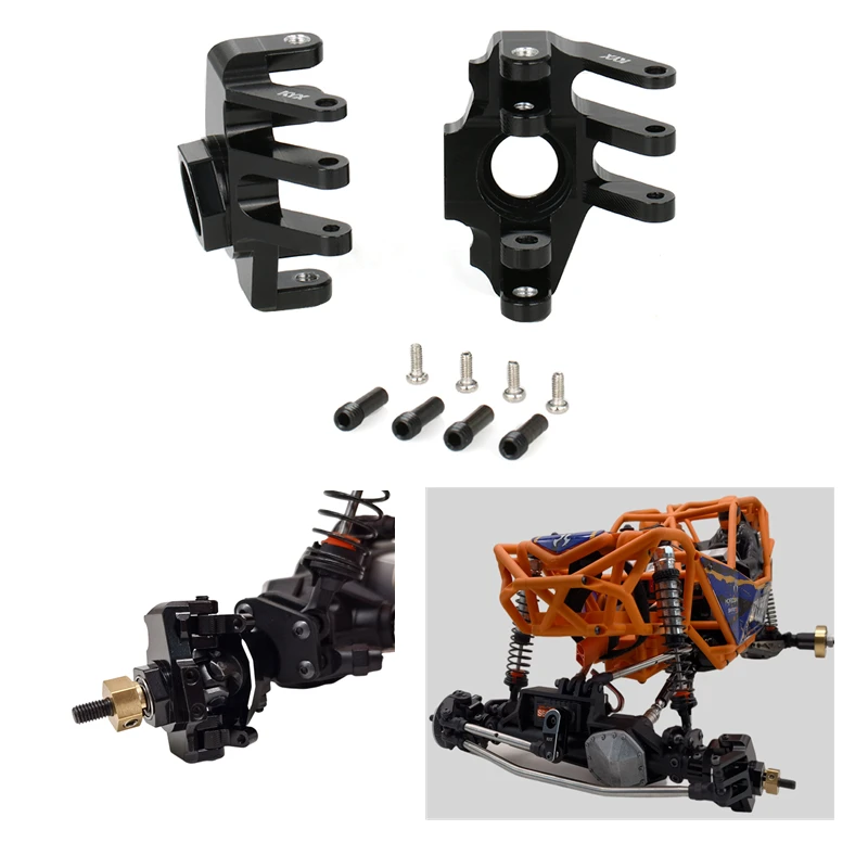 Гусеничная Автомобильная рама ОП часть осевая 1/10 RBX10 Ryft электрическая внедорожная передняя ось грузовика металлическая рулевая чашка