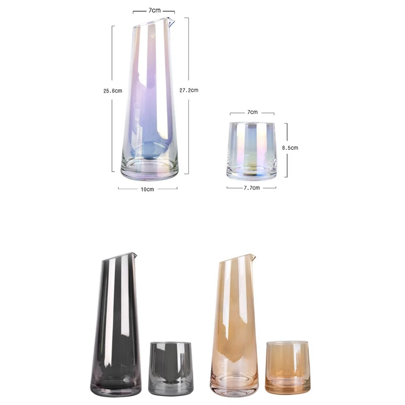 

Крутой чайник, стеклянный термостойкий, высокотемпературный, большой емкости, прозрачный чайник, набор стеклянных соков для коктейлей