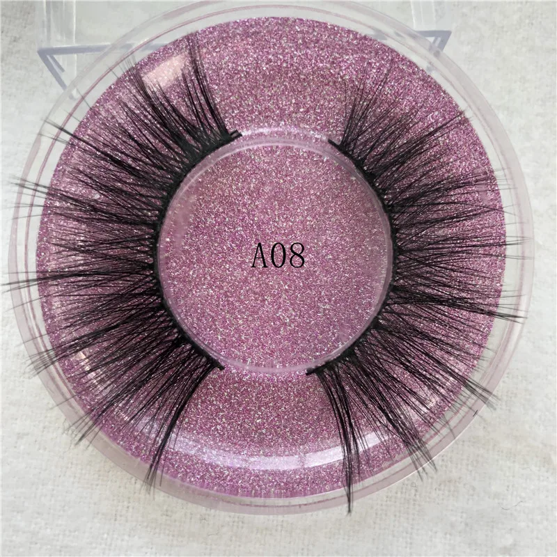 3D Mink Lashes Natural False Eyelashes Dramatic Volume Fake Makeup Eyelash Extension Silk | Красота и здоровье