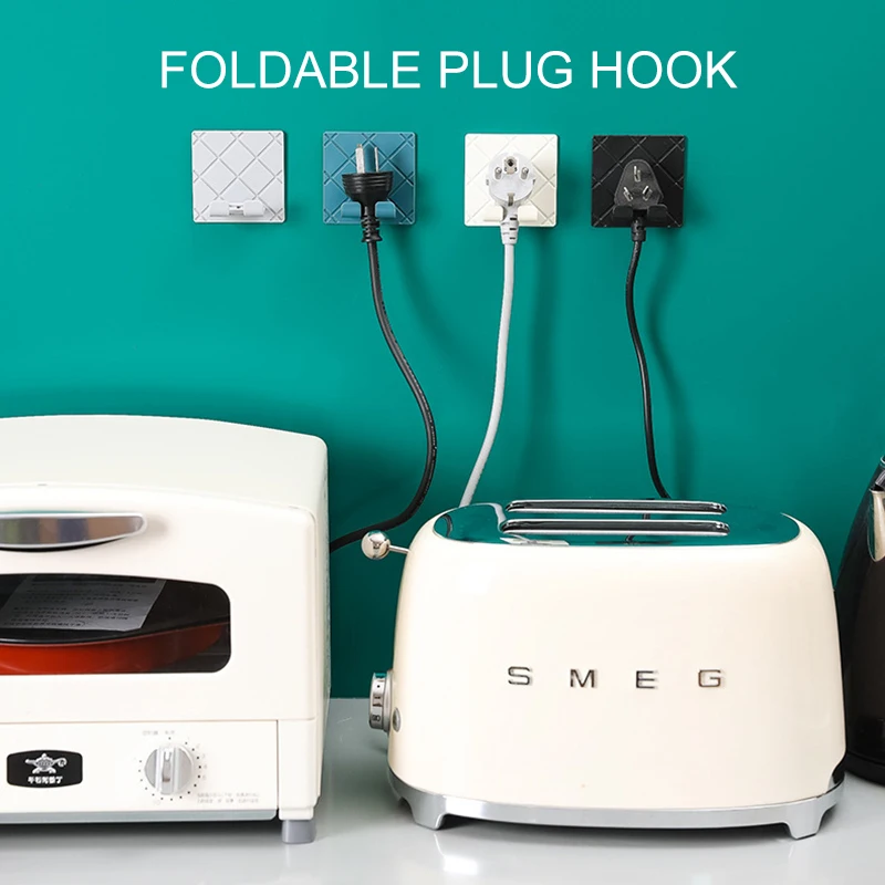 Портативный складной крючок для розетки кухонный прибор подвесной провод шнура