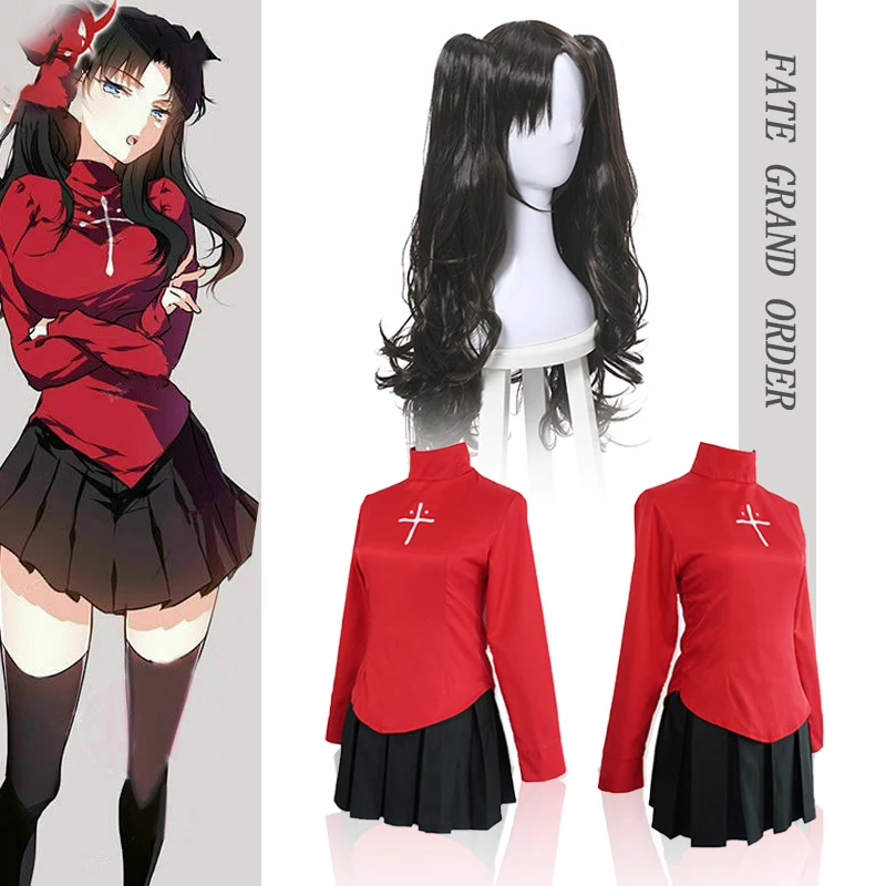 Костюм женский для праздника Хэллоуин Рин Тосака косплея костюм Fate/stay Night