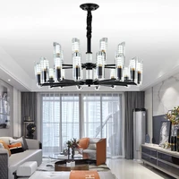 modern livingroom decoration chandelier light luxury crystal chandelier american simple atmosphere bedroom dining room lighting