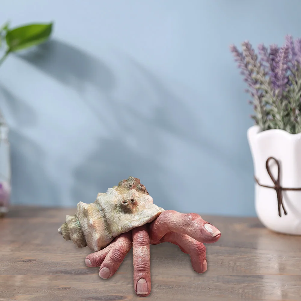 Игрушка-розыгрыш на палец скульптура в виде ракушки для дома спальни настольное